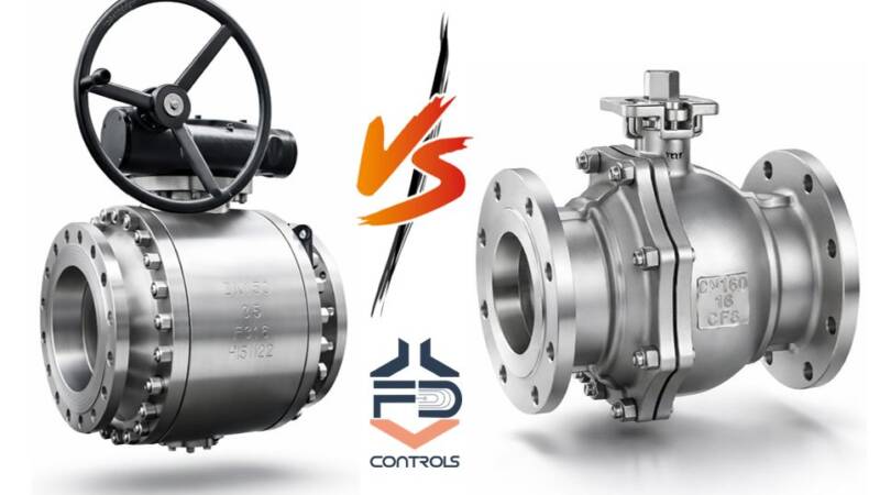 Esfera Trunnion vs Esfera Flutuante