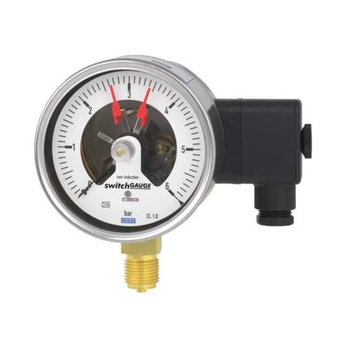 Manômetro Com Tubo Bourdon Com Contatos Elétricos Pgs21.100, Pgs21.160
