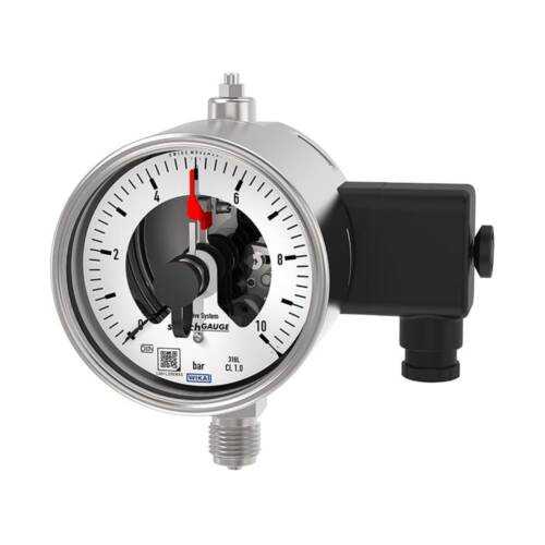 Manômetro Com Tubo Bourdon Com Contatos Elétricos Pgs23.100, Pgs23.160, Pgs26.100, Pgs26.16