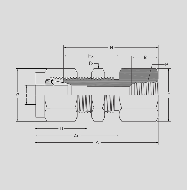 Bulkhead Female Connector 2